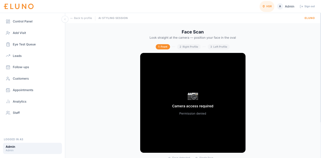 Face scan